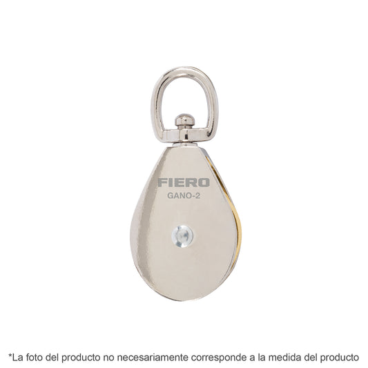 Garrucha metálica para noria de 3/4', Fiero Caja con 12, 44113