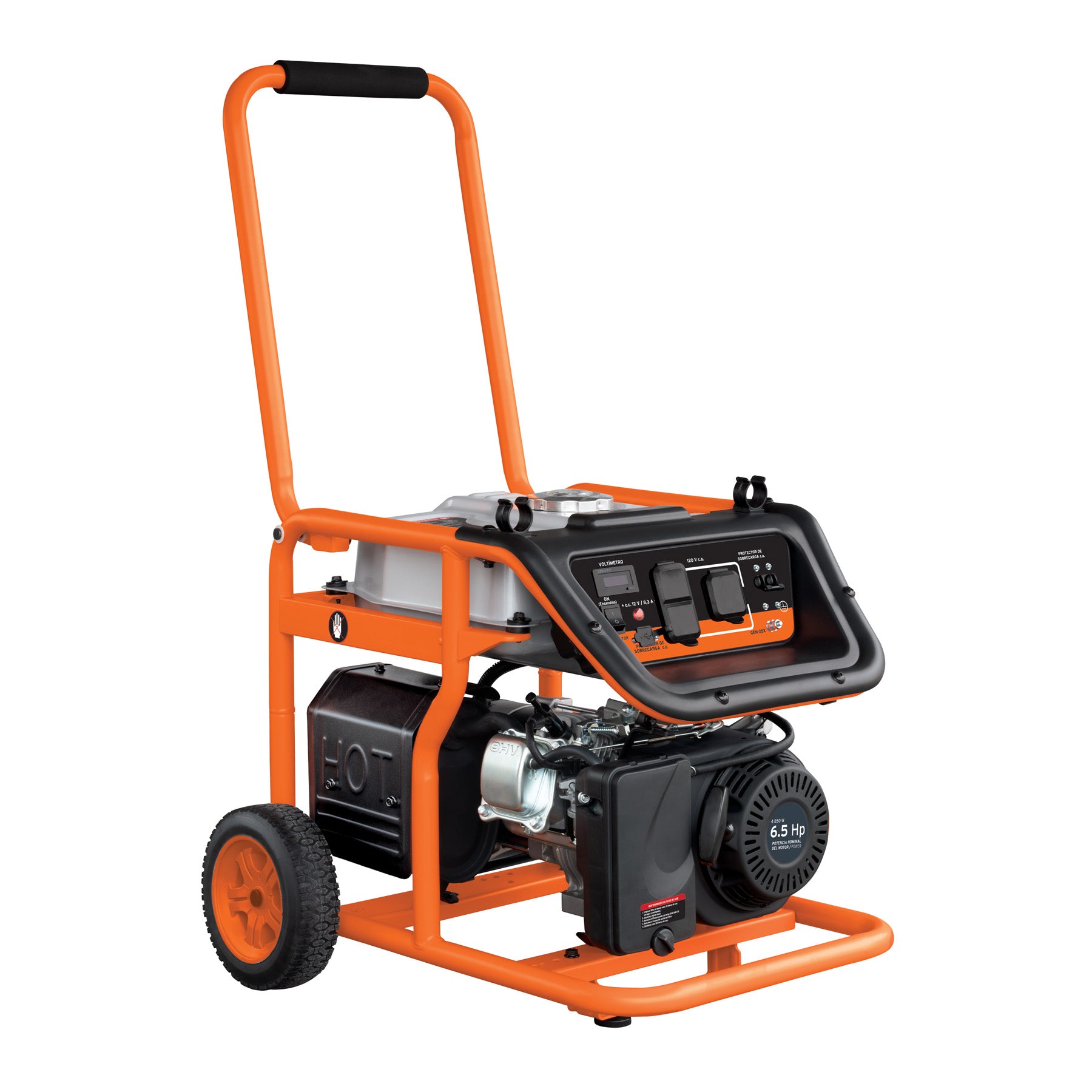 Generador portátil 2.5 kW motor a gasolina, Truper, 15342