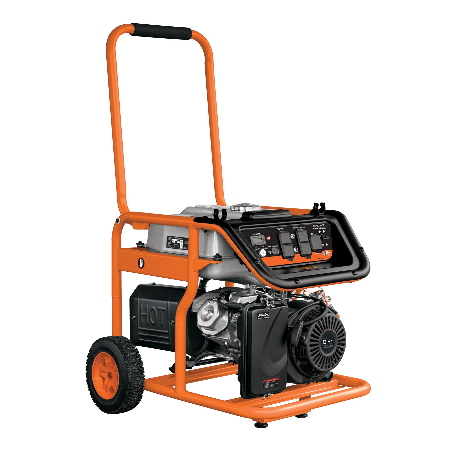 Generador portátil 5.5 kW motor a gasolina, Truper, 15344