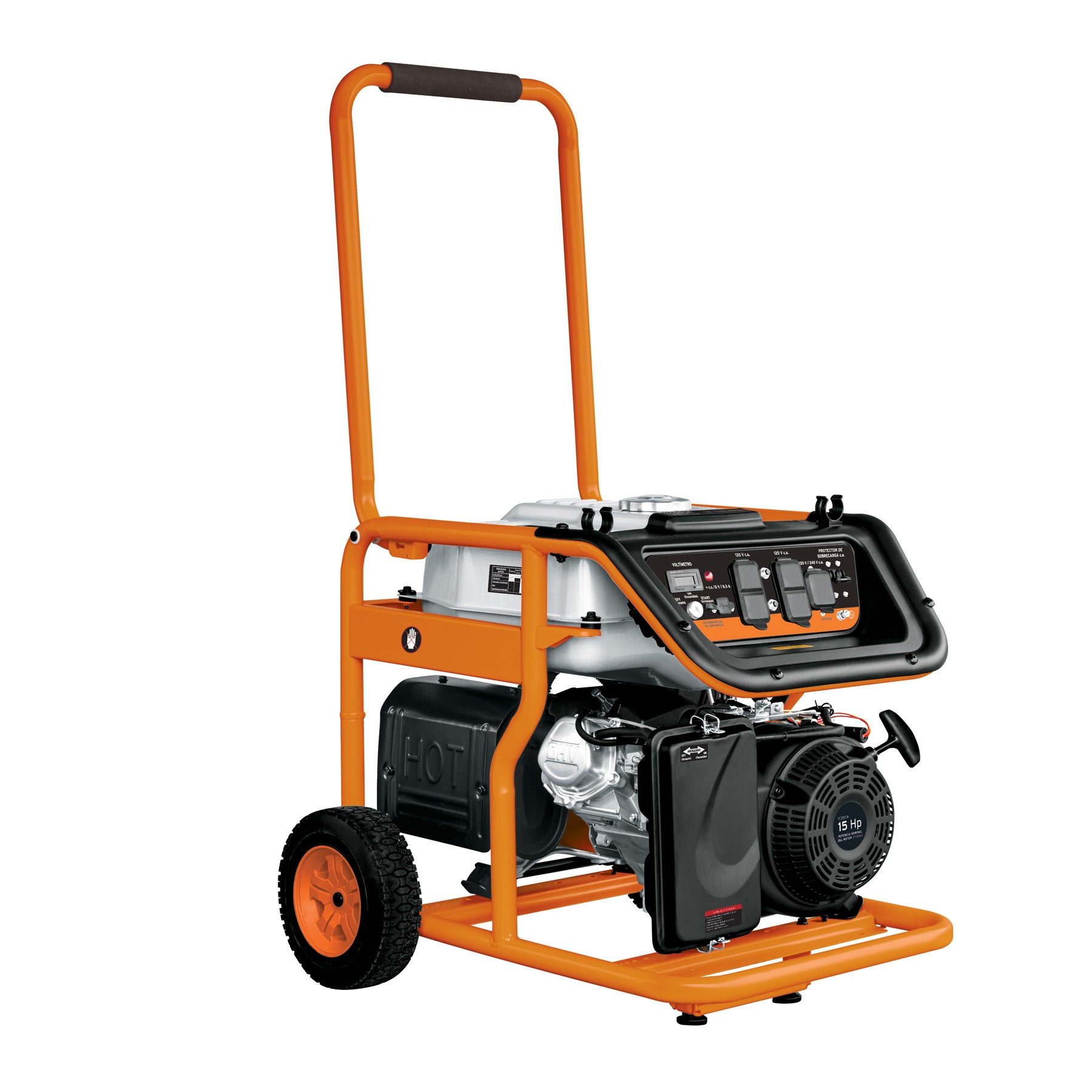 Generador portátil 8 kW motor a gasolina, Truper, 15345