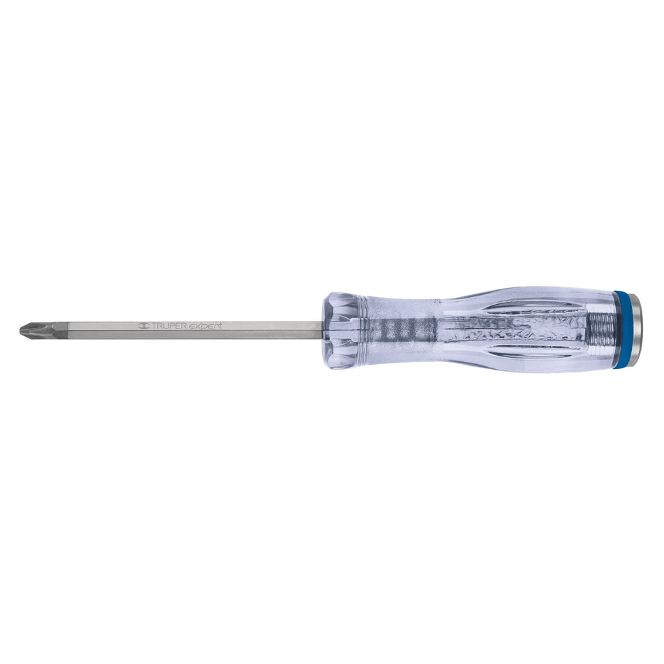 Desarmador de cruz de golpe 1/4' x 4', Truper Expert Caja con 6, 14146