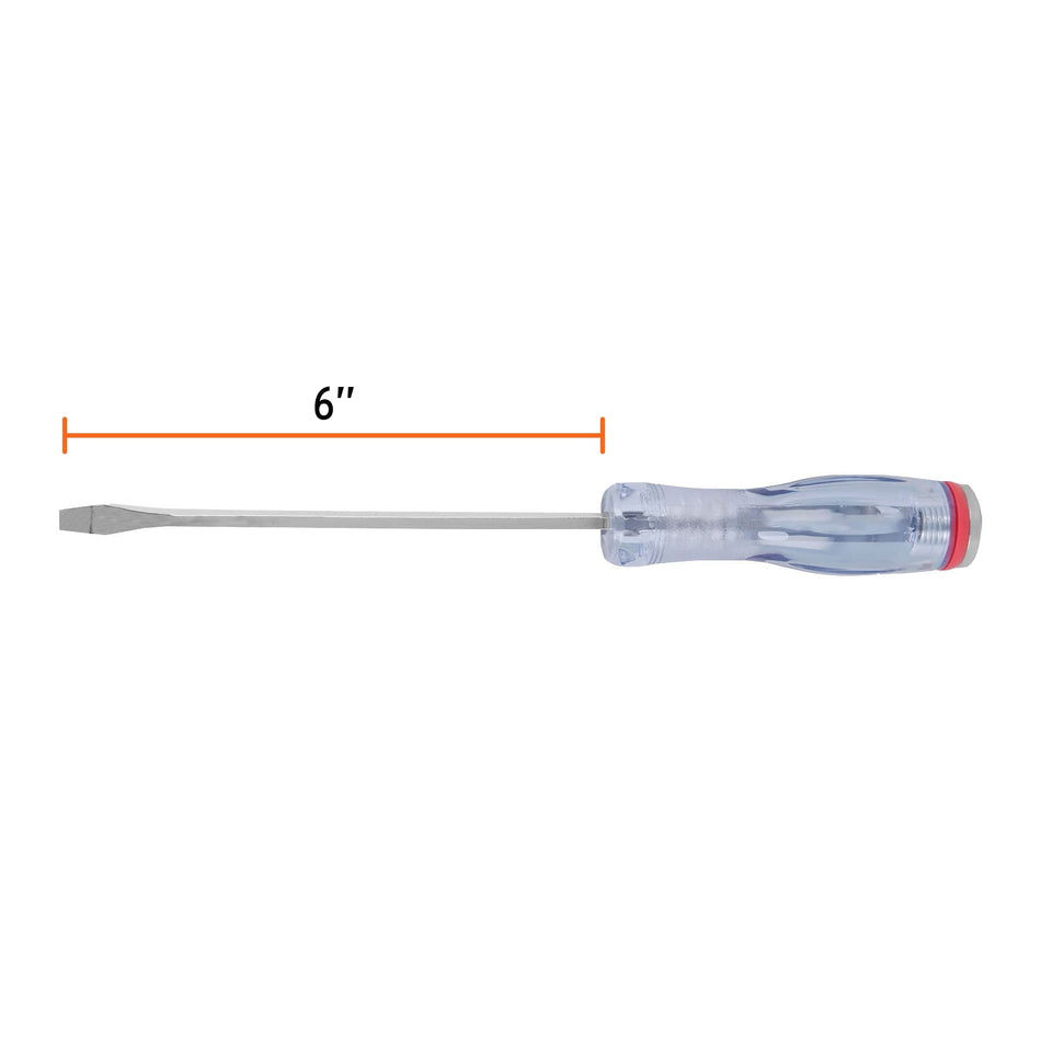 Desarmador plano de golpe 1/4' x 6', Truper Expert Caja con 6, 14161