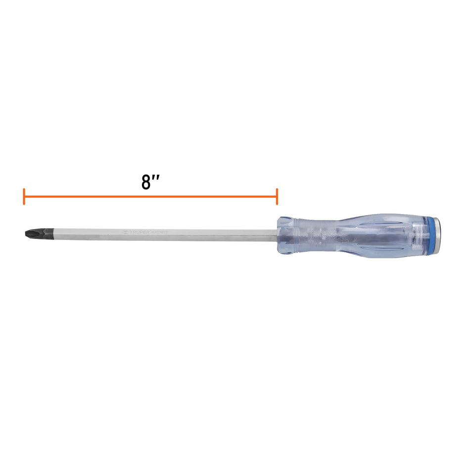 Desarmador de cruz de golpe 3/8' x 10', Truper Expert Caja con 6, 100814