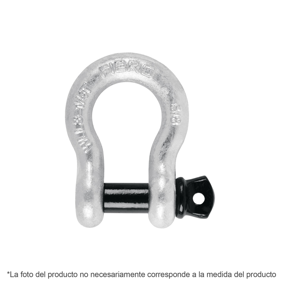 Grillete de acero forjado 1/4', Fiero Caja con 4, 44967