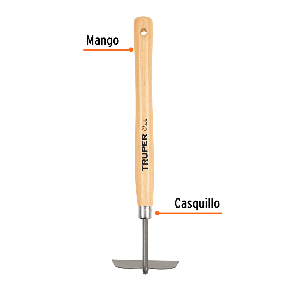 Azadón para jardín, mango de 12-1/4', TRUPER Caja con 6, 15038