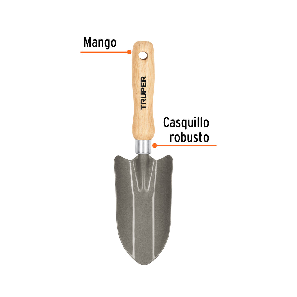 Cuchara para jardín, mango de 6', Truper Caja con 6, 15020