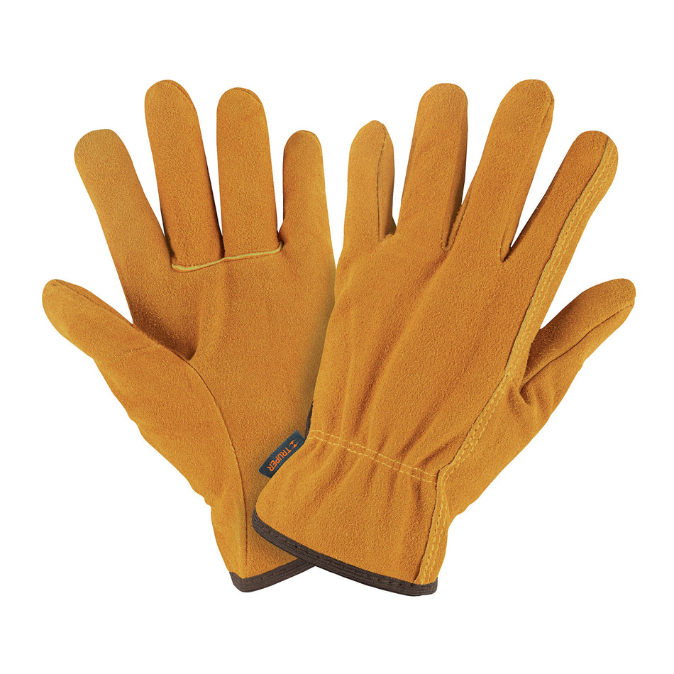 Guantes de carnaza, usos generales, CH, TRUPER Caja con 6, 15248