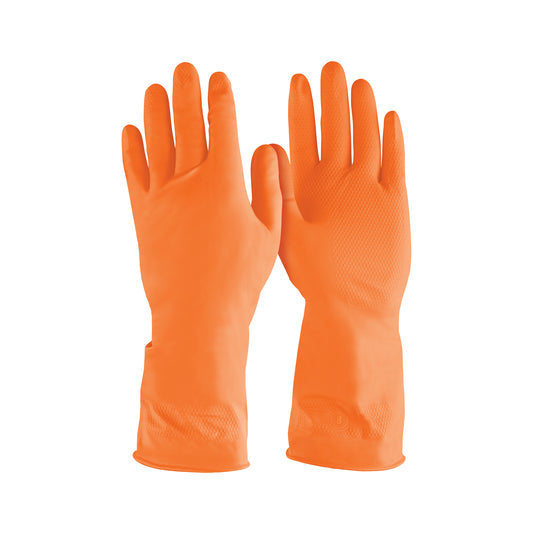 Guantes de látex para limpieza, M, TRUPER Caja con 6, 14262