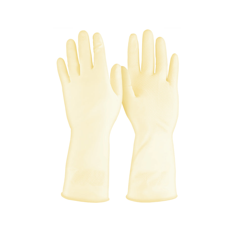 Guantes de látex para manejo de alimentos, M, TRUPER Caja con 6, 14264