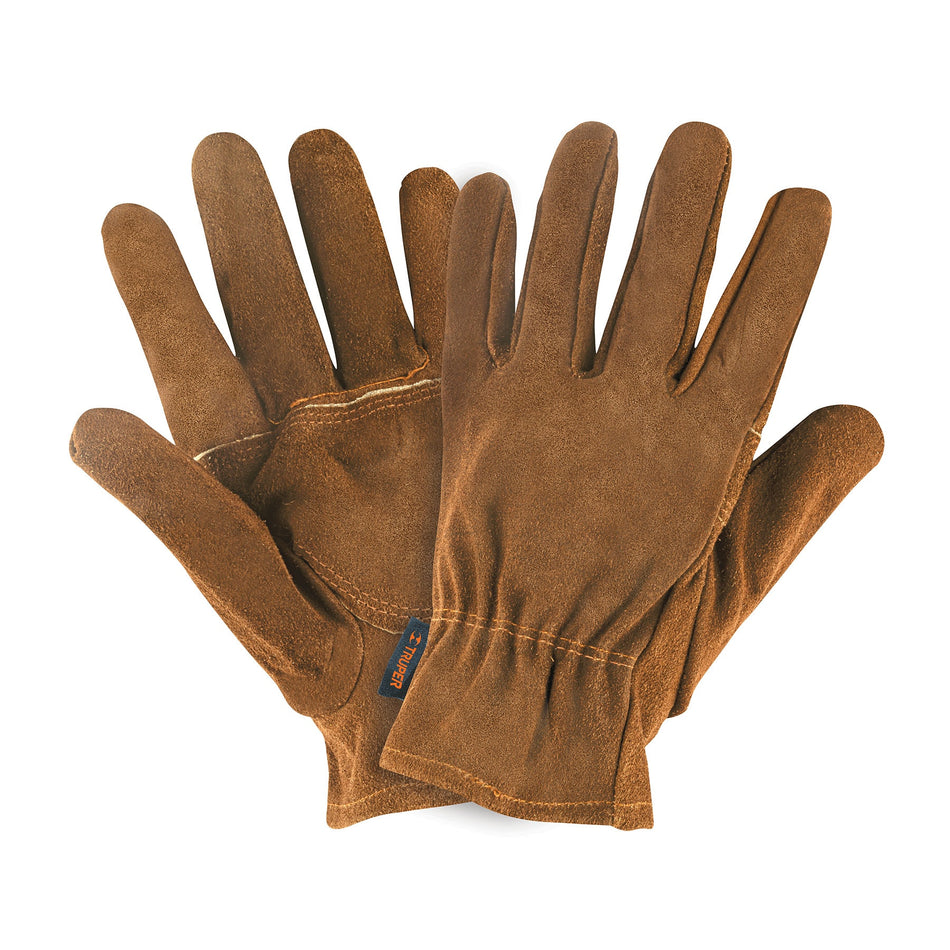 Guantes de carnaza para electricista, TRUPER Caja con 6, 14289