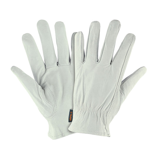 Guantes de piel de cabra, tipo operador, TRUPER Caja con 6, 14286