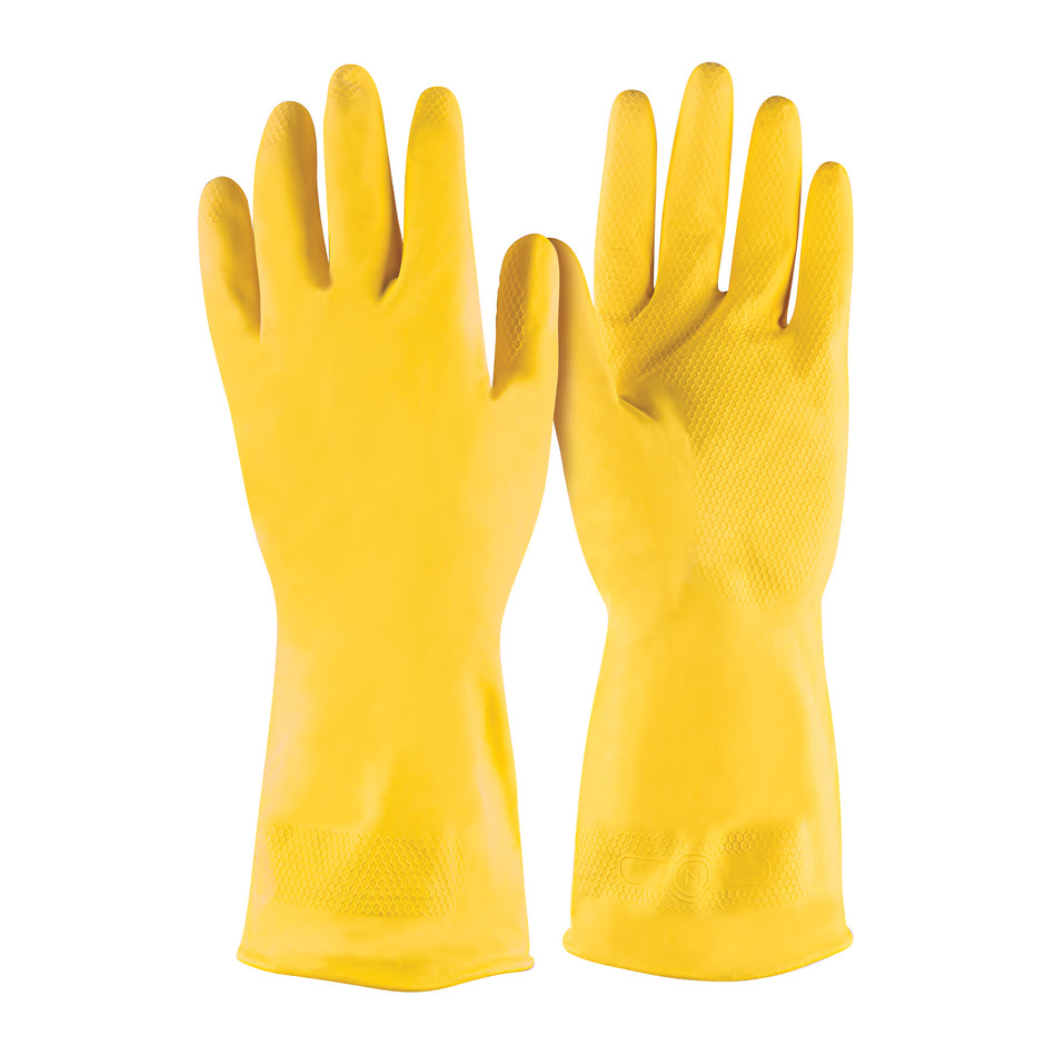 Guantes de látex para limpieza, CH, PRETUL Caja con 12, 23263