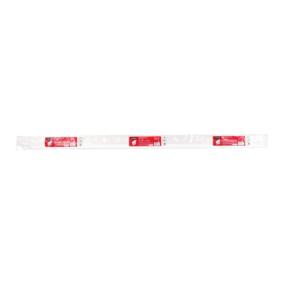 Guardapolvo fijo de 120 cm, blanco, Hermex Caja con 5, 43035