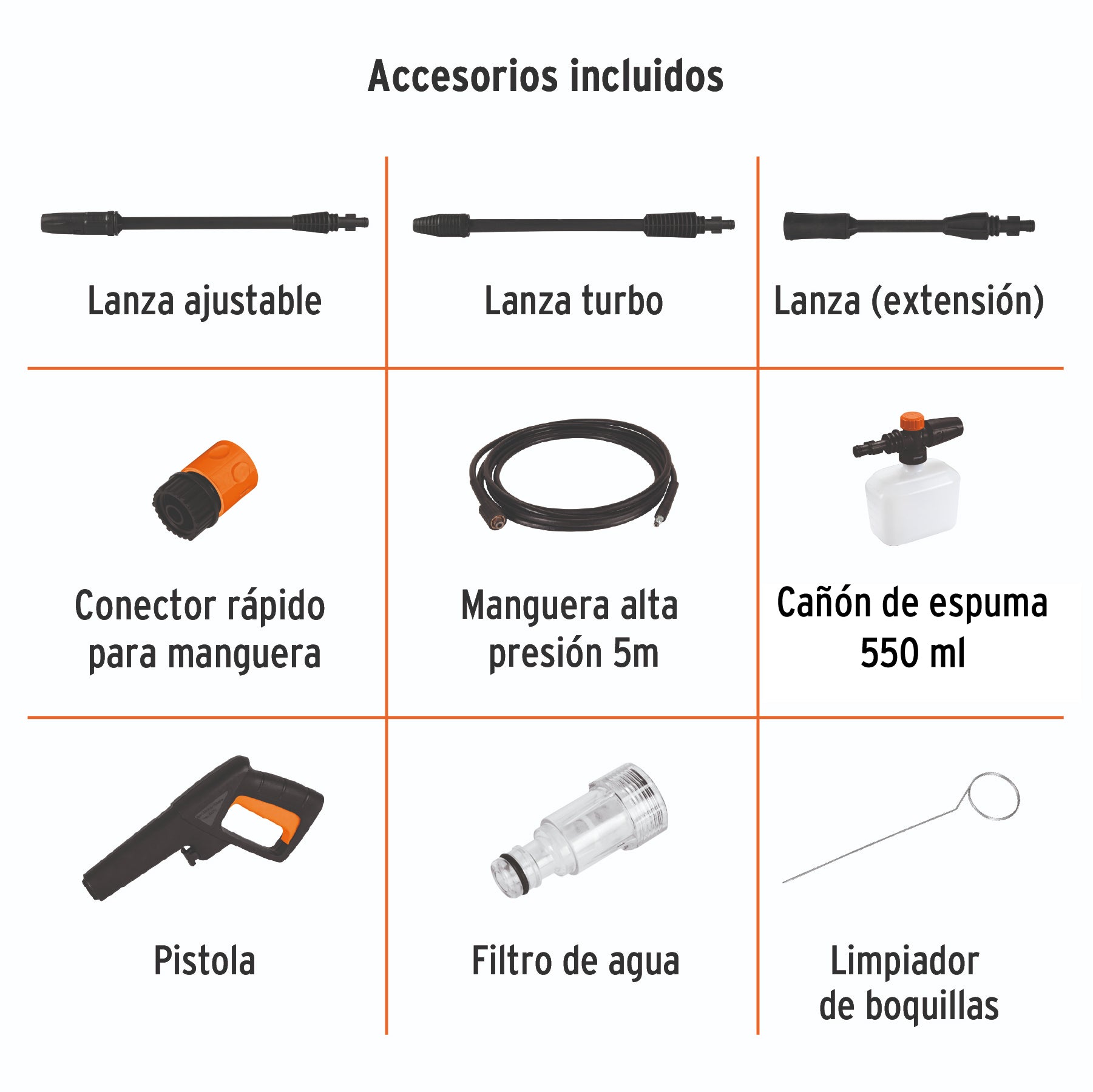 Hidrolavadora eléctrica 1500 PSI, Truper, 101593