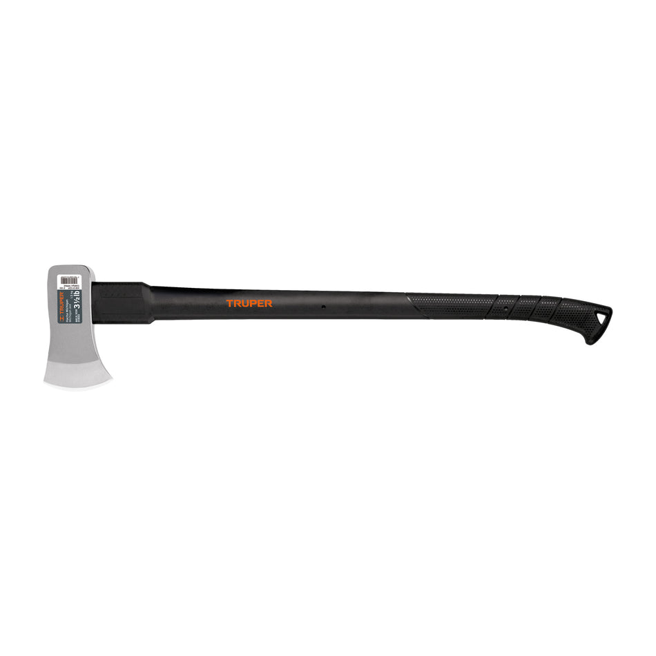 Hacha Michigan 3-1/2 lb, mango fibra de vidrio 34', Truper Caja con 2, 14962