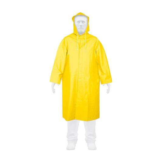 Gabardina impermeable doble capa, talla M, Truper Caja con 5, 14414