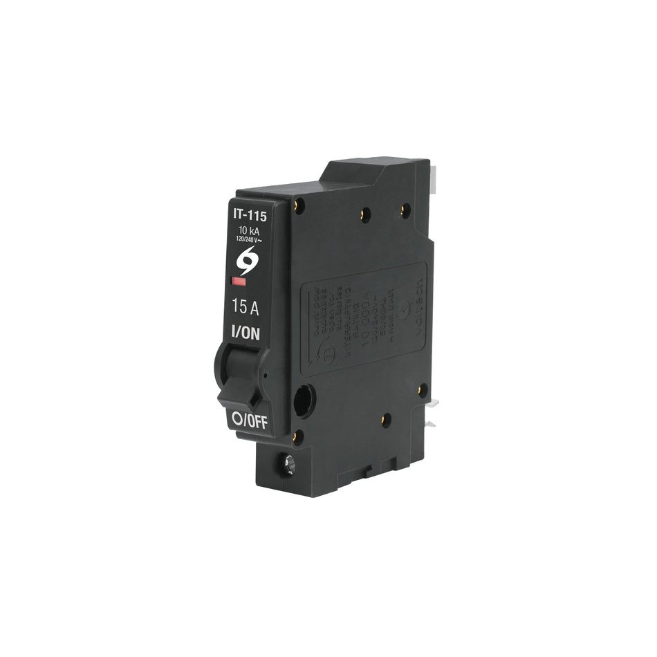 Interruptor de 1 polo 15A, enchufable, VOLTECK Caja con 5, 46700