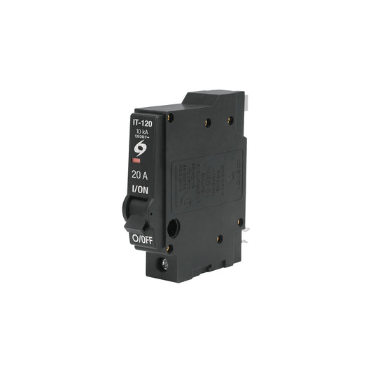 Interruptor de 1 polo 20A, enchufable, VOLTECK Caja con 10, 46701