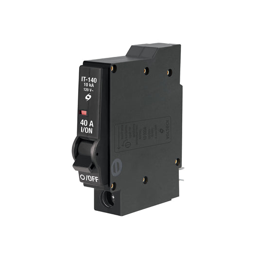 Interruptor de 1 polo 40A, enchufable, a granel, VOLTECK Caja con 12, 45874