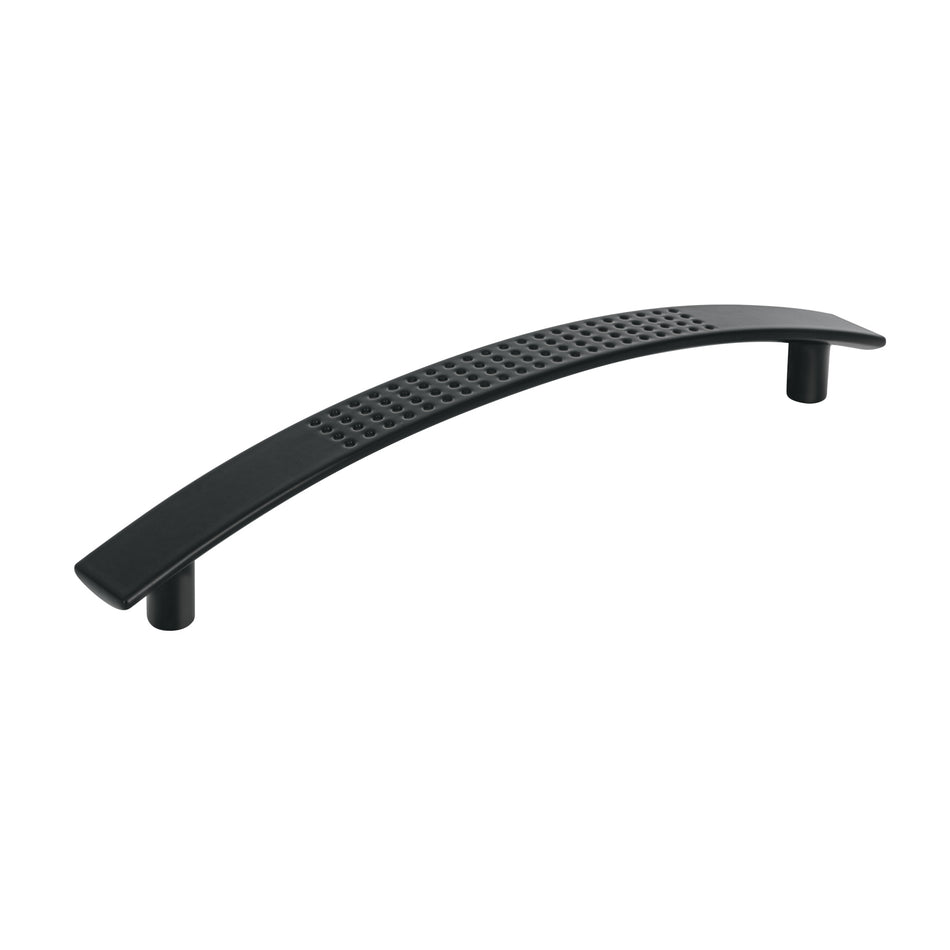 Jaladera de 128mm estilo 'Contempo' acabado negro, Hermex Caja con 12, 45642