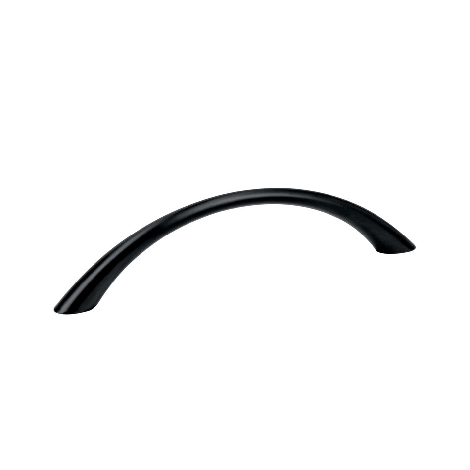 Jaladera de 96mm estilo 'Arco' acabado negro, Hermex Caja con 12, 45643