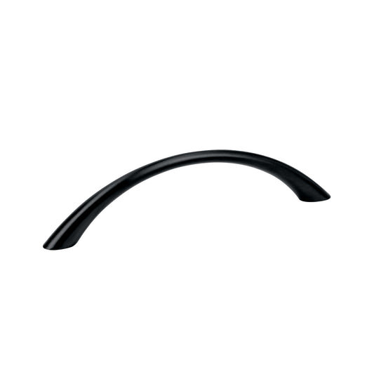 Jaladera de 96mm estilo 'Arco' acabado negro, Hermex Caja con 12, 45643