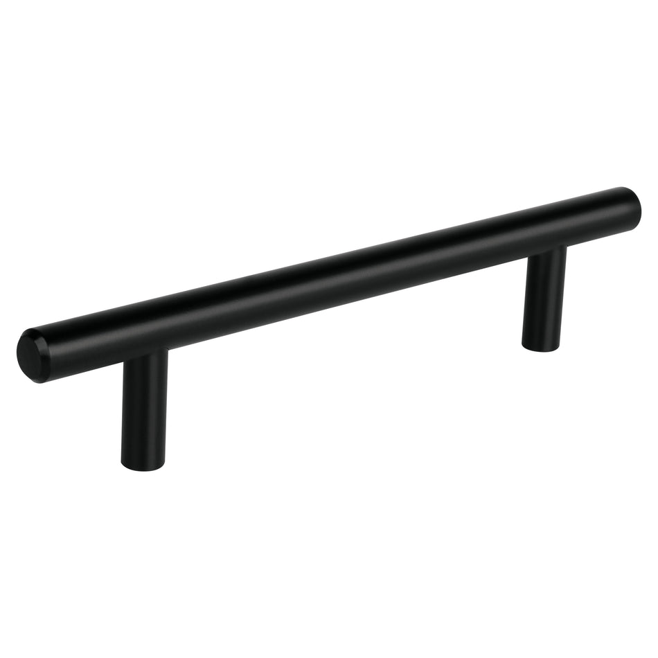 Jaladera de acero 128 mm, estilo 'Cilindro', negro, Hermex Caja con 12, 49732