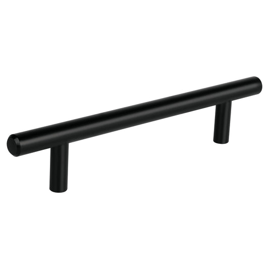 Jaladera de acero 128 mm, estilo 'Cilindro', negro, Hermex Caja con 12, 49732