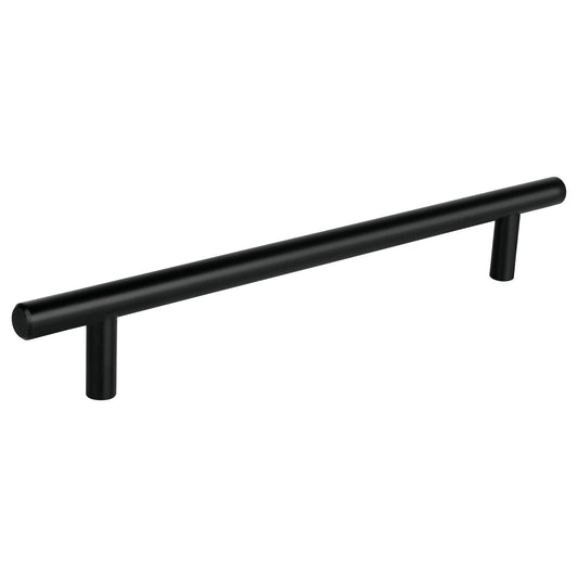 Jaladera de acero 192 mm, estilo 'Cilindro', negro, Hermex Caja con 12, 49734
