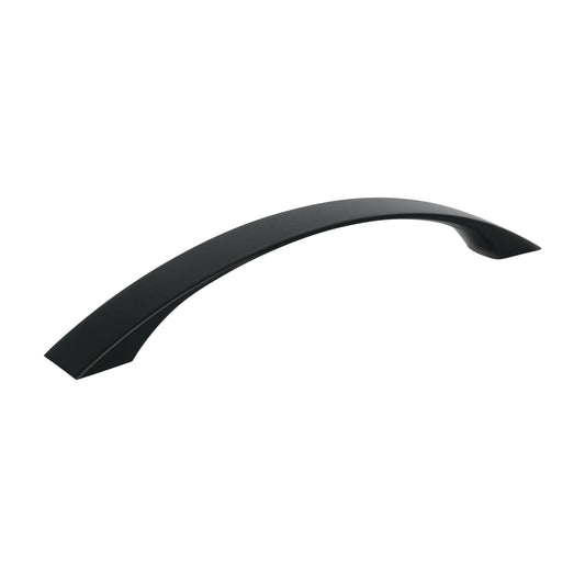 Jaladera de 128mm estilo 'Moderno' acabado negro, Hermex Caja con 12, 45645