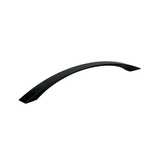 Jaladera de 160mm estilo 'Moderno' acabado negro, Hermex Caja con 12, 45646