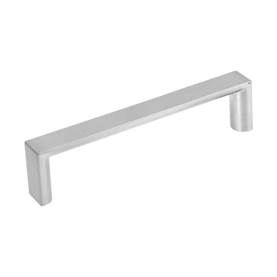 Jaladera metálica de 96 mm estilo 'Andamio', níquel satinado Caja con 12, 43901