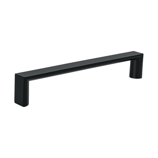 Jaladera de 128mm estilo 'Andamio' acabado negro, Hermex Caja con 12, 45640