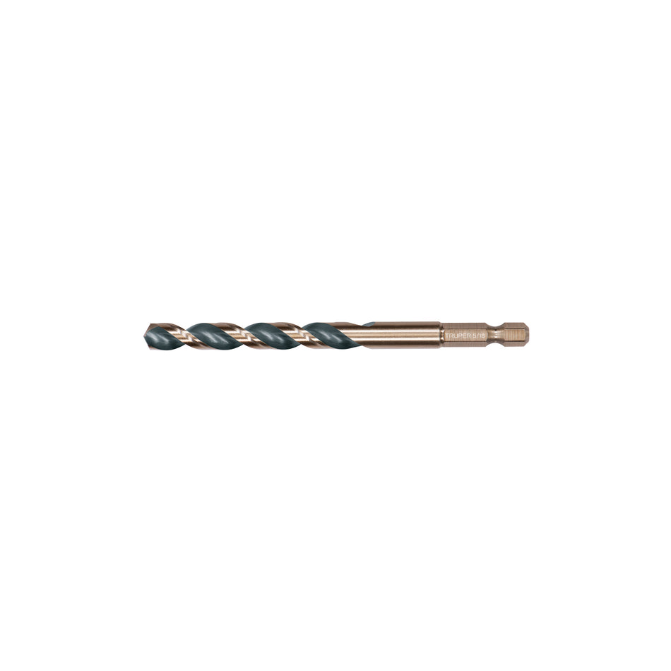 Juego de 13 brocas HSS p/metal zanco cambio rápido, Expert, 102252
