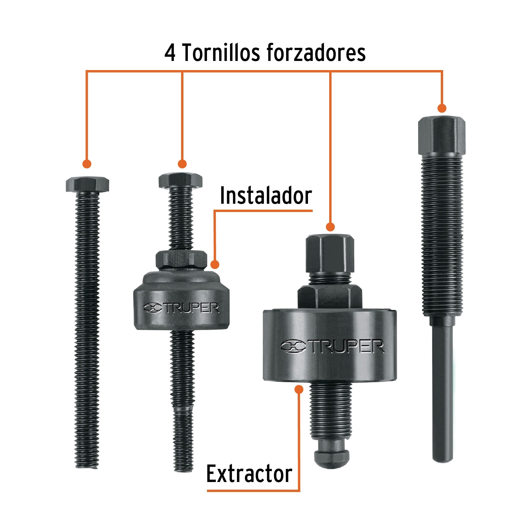 Extractor para bombas de dirección, en blíster, Truper, 14505