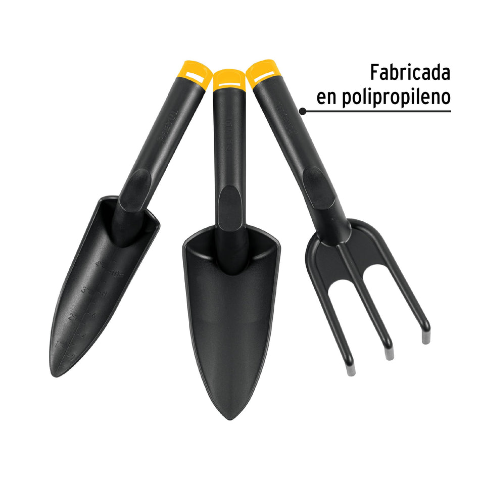Juego de 3 herramientas de 11' para jardín, Pretul Caja con 6, 21709