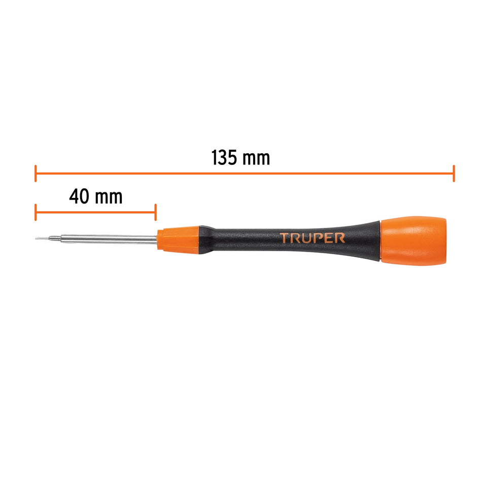 Desarmador de precisión punta torx T1 mango ergonómico Caja con 6, 100681