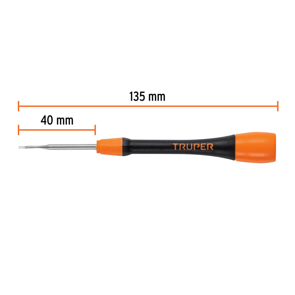 Desarmador de precisión punta torx T4 mango ergonómico Caja con 6, 100691