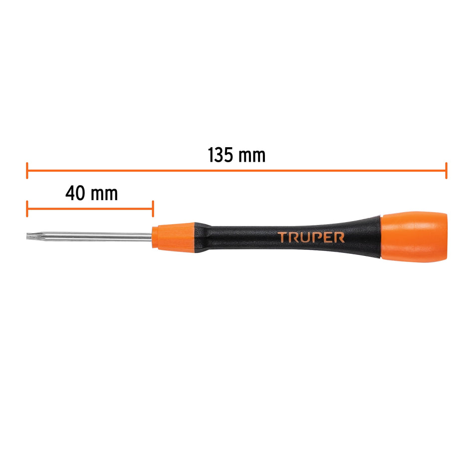 Desarmador de precisión punta torx T8 mango ergonómico Caja con 6, 100695