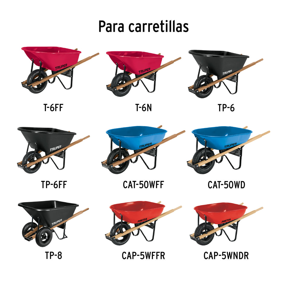 Juego de tornillos para carretillas bastidor americano Caja con 6, 102650