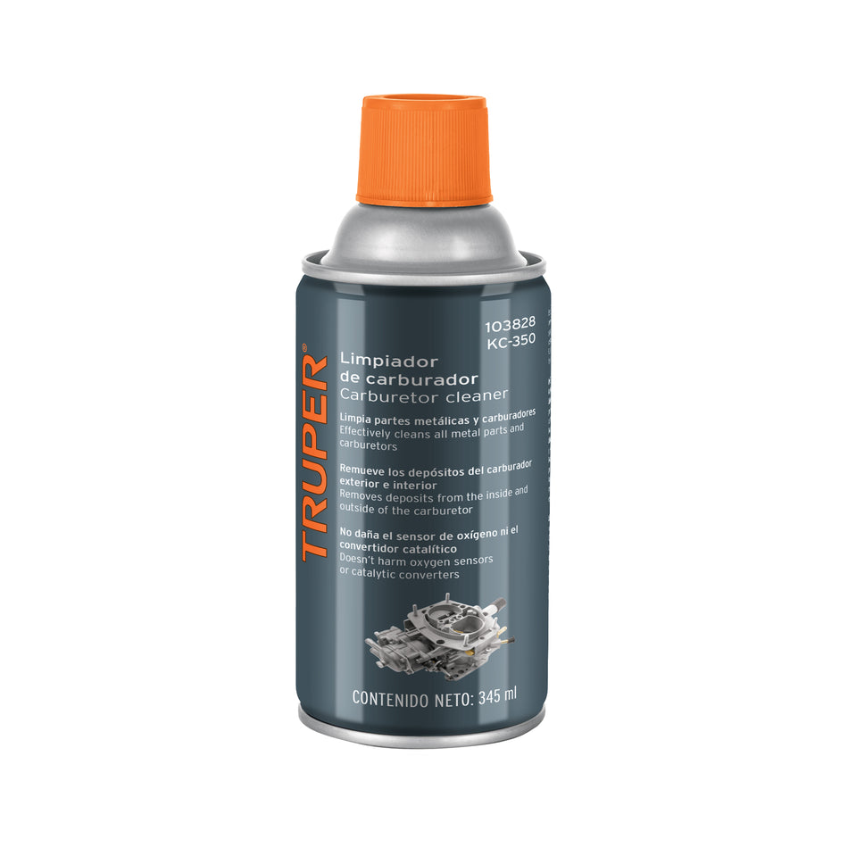 Limpiador de carburador, 345 ml (12 oz), TRUPER Caja con 6, 103828