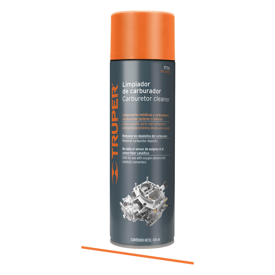 Limpiador de carburador, 470ml (16oz), Truper Caja con 4, 17111