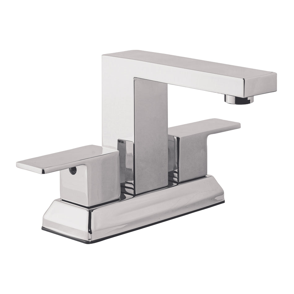 Mezcladora para lavabo 4', cromo, FOSET KUBO, 44079
