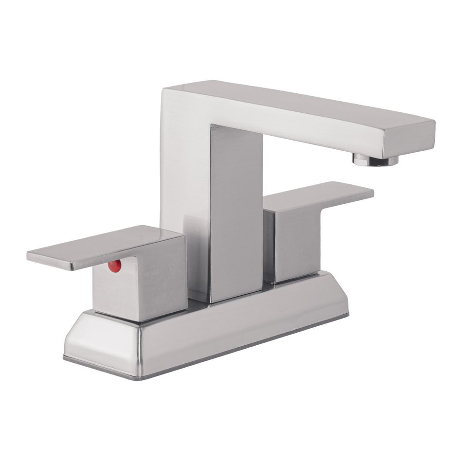 Mezcladora para lavabo 4', satín, FOSET KUBO, 44228