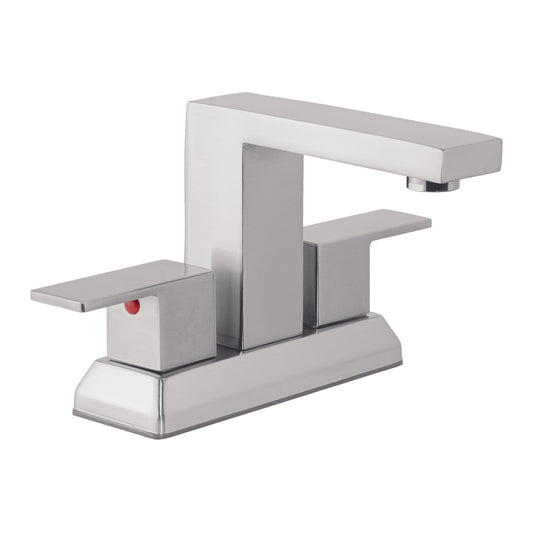 Mezcladora para lavabo 4', satín, FOSET KUBO, 44228