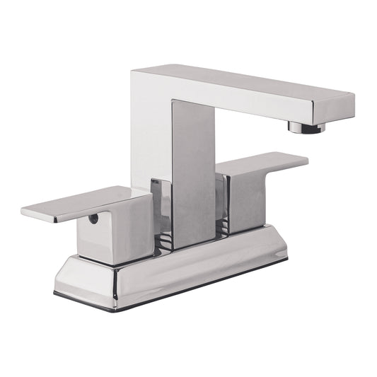 Mezcladora para lavabo 4', cromo, FOSET KUBO, 44079