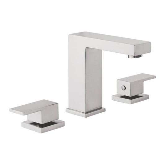 Mezcladora para lavabo taladros separados, satín, FOSET KUBO, 44258