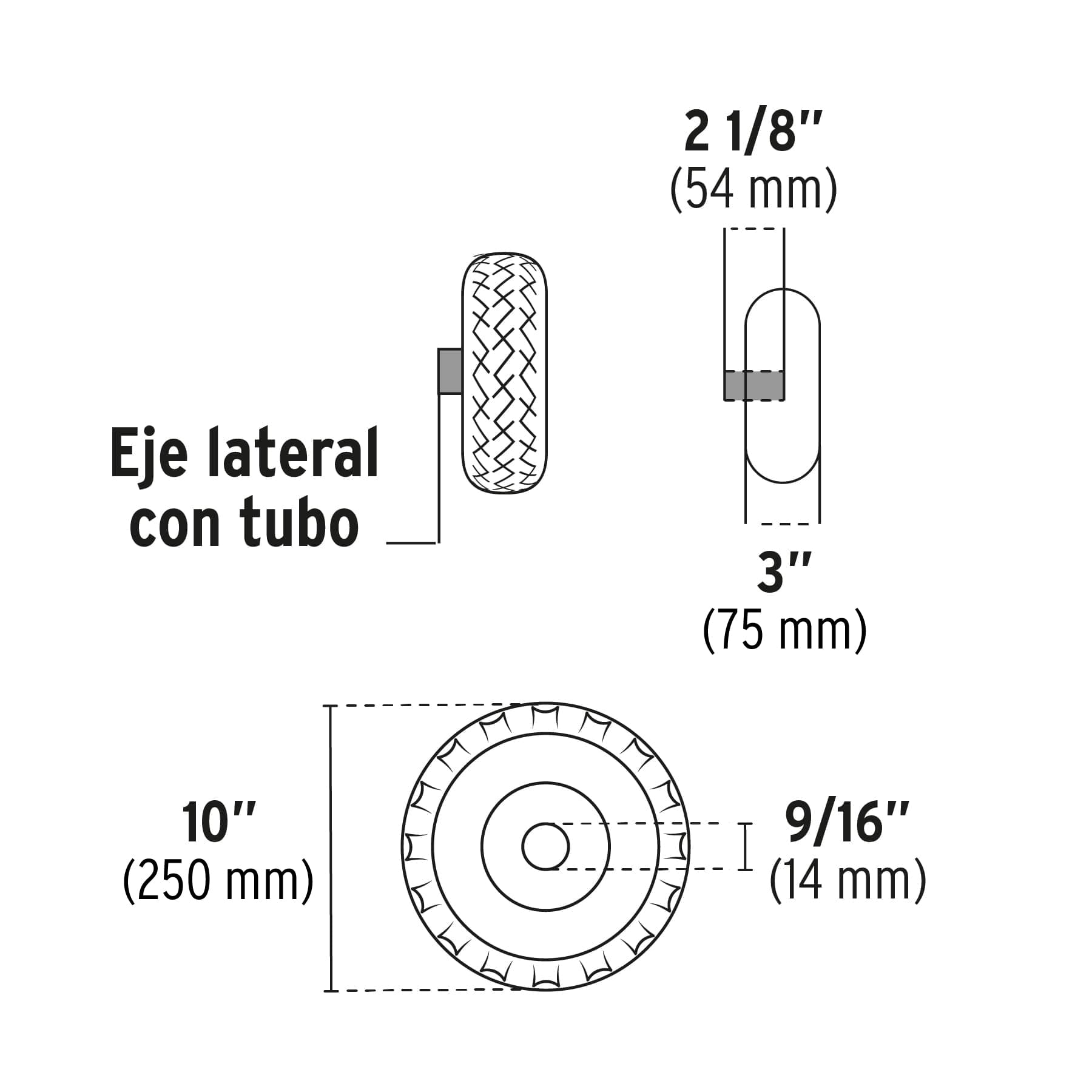 Hidrolavadora con motor a gasolina, 3,300 PSI, Truper, 12909