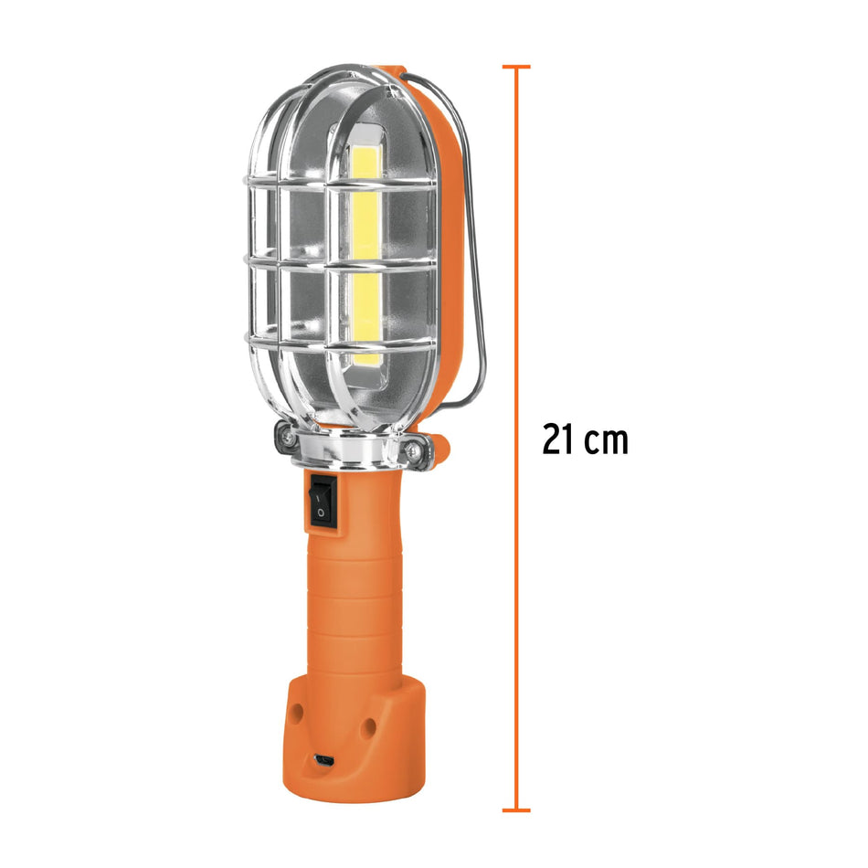 Lámpara LED 280 lm de taller, recargable, Truper Caja con 2, 15143