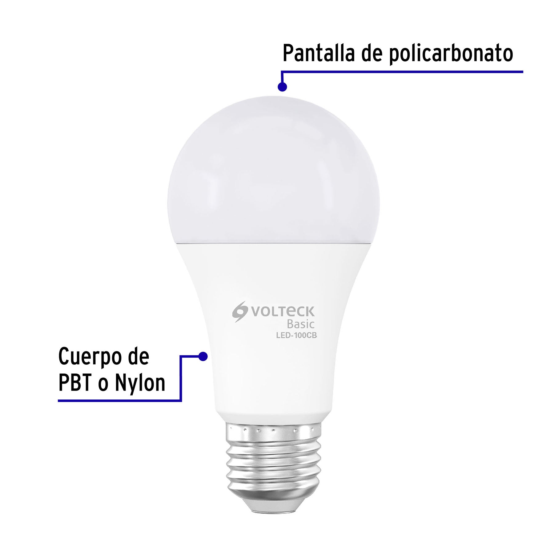 Lámpara LED A19 14 W (equiv. 75 W), luz cálida, caja, Basic, 27214